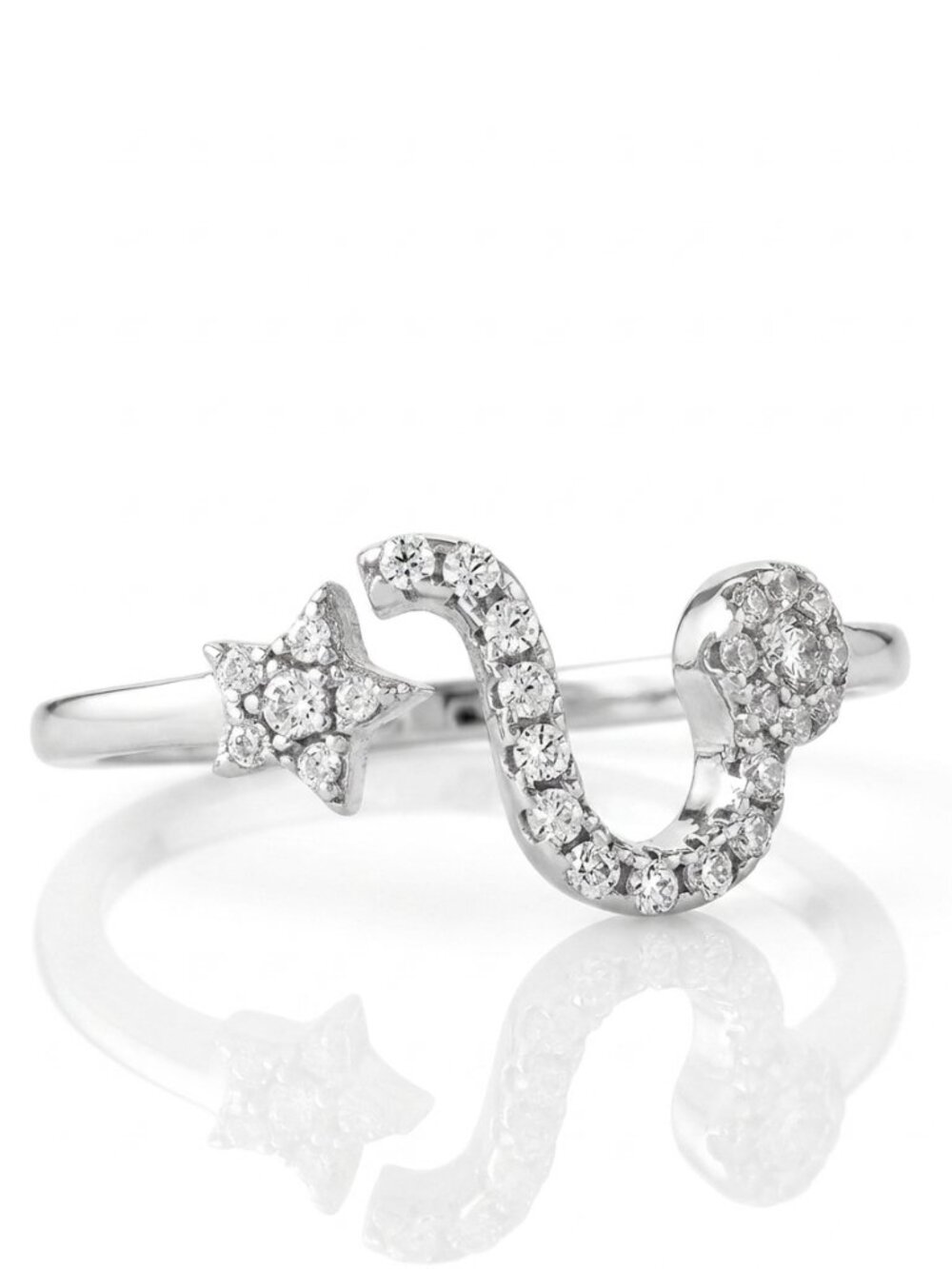 Leo Zodiac Ring - 925 Sterling Silver Leo SZN